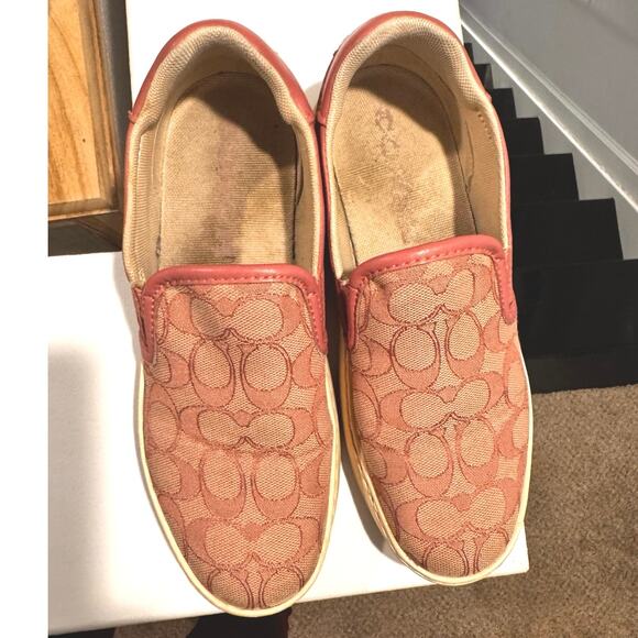 Coach Pink Wells Slip on‎ sneakers, Women’s Size 7 - Picture 4 of 5